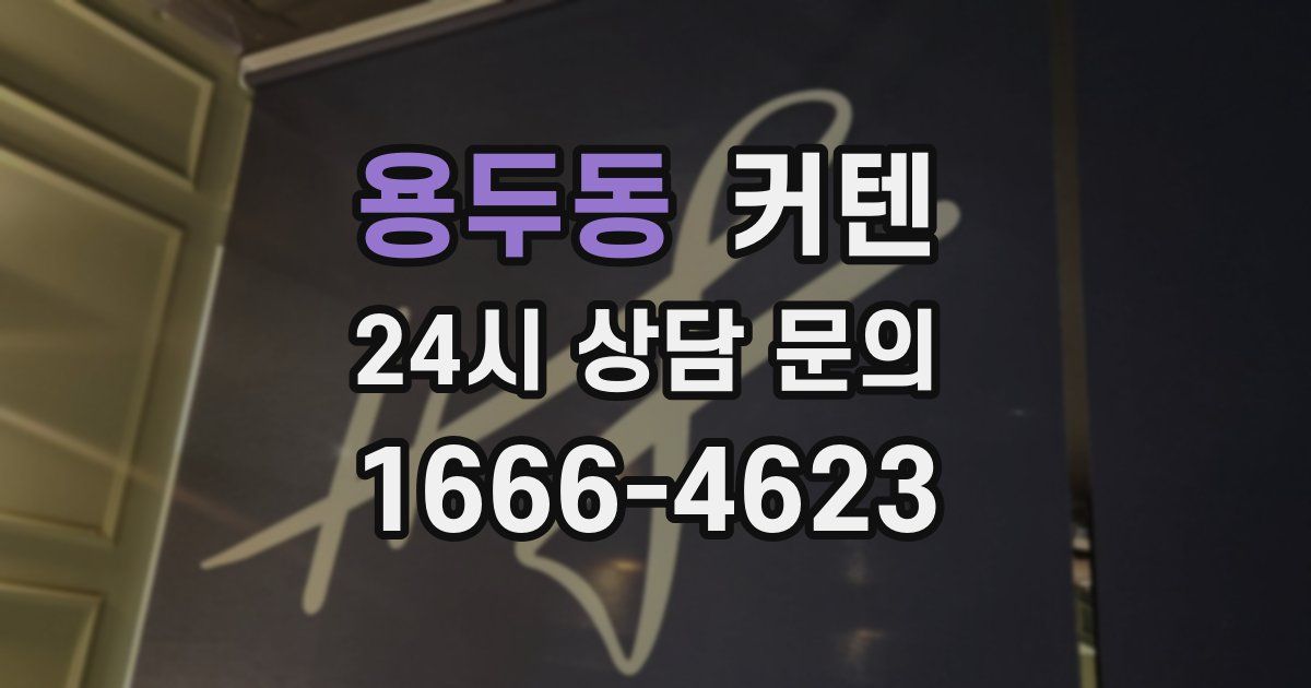 용두동 커텐