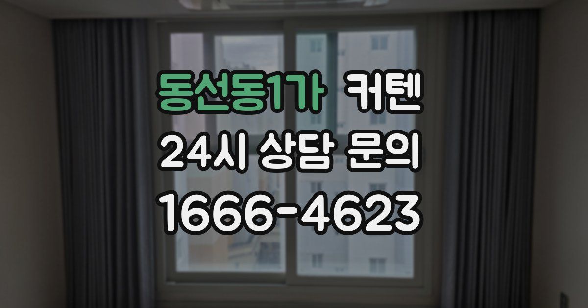 동선동1가 커텐