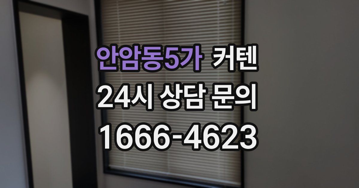 안암동5가 커텐