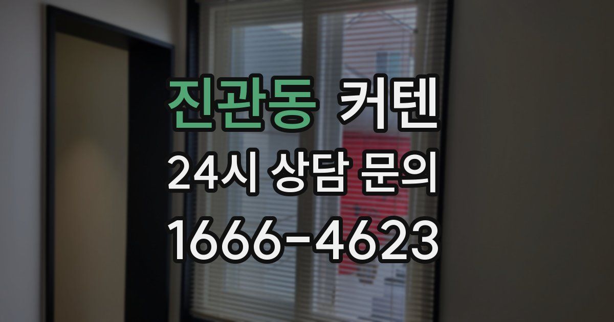 진관동 커텐