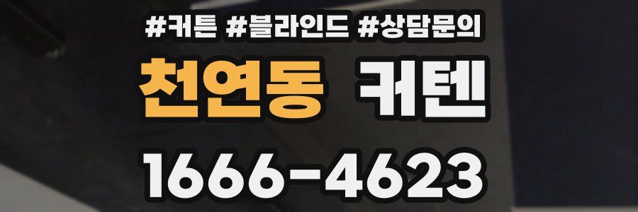 천연동 커텐