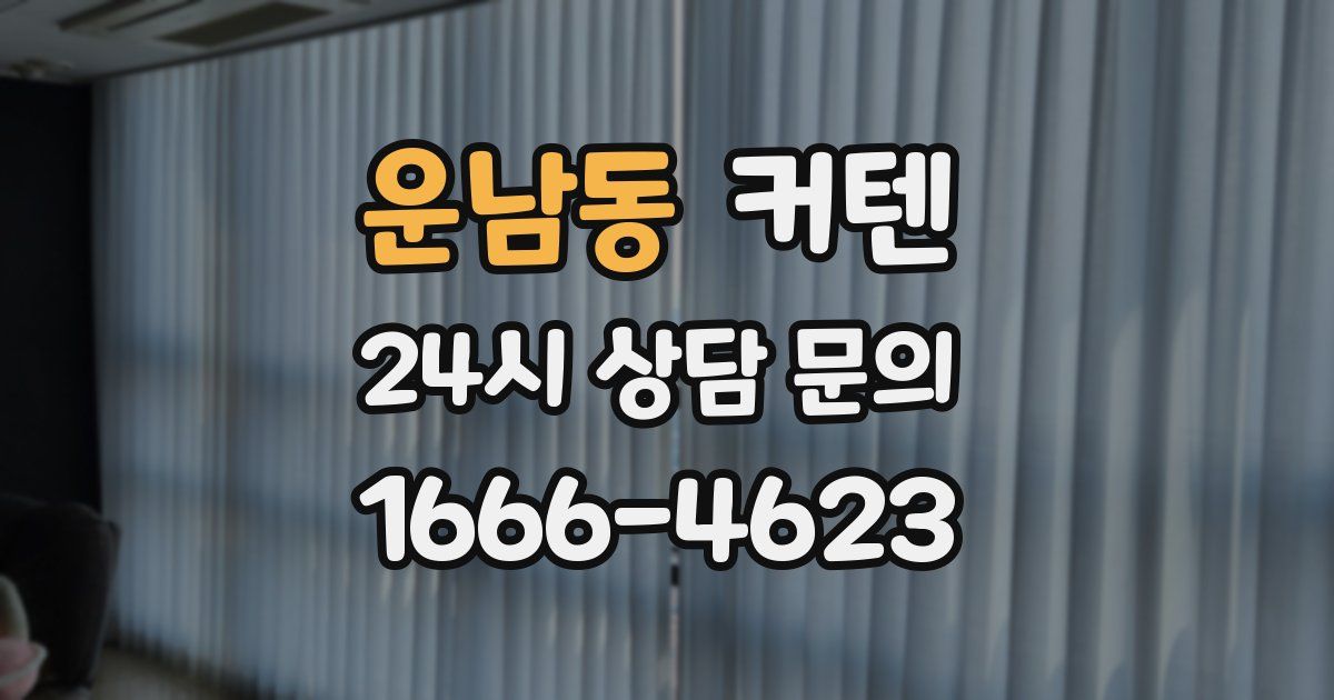 운남동 커텐