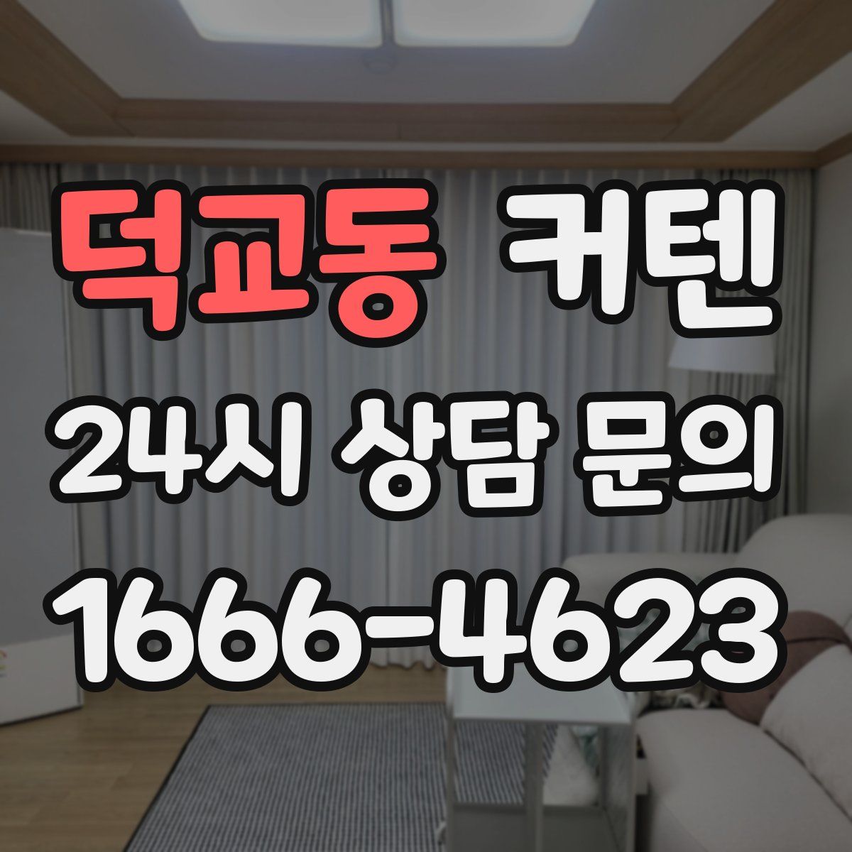 덕교동 커텐