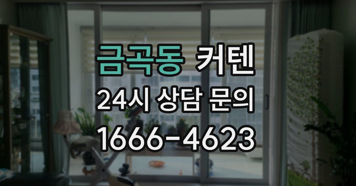 금곡동 커텐
