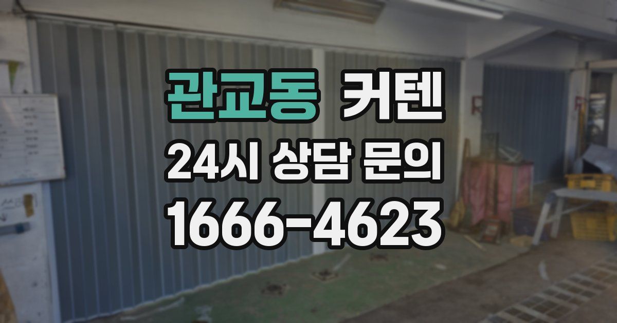 관교동 커텐