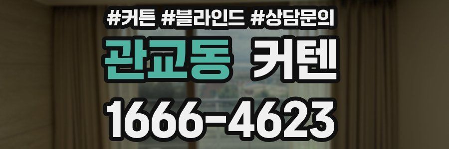 관교동 커텐