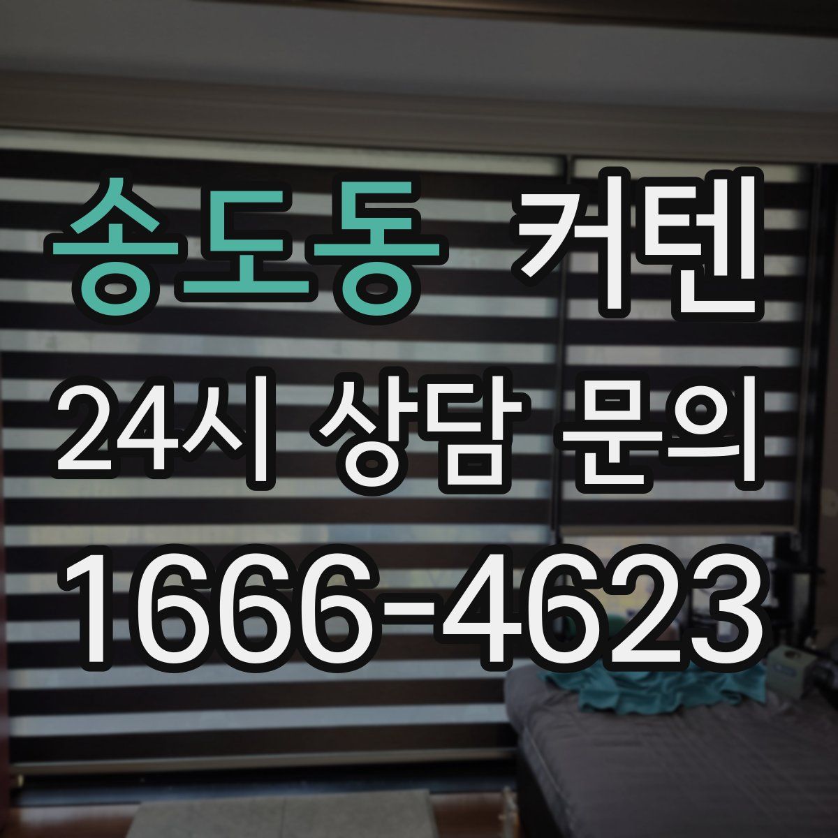 송도동 커텐