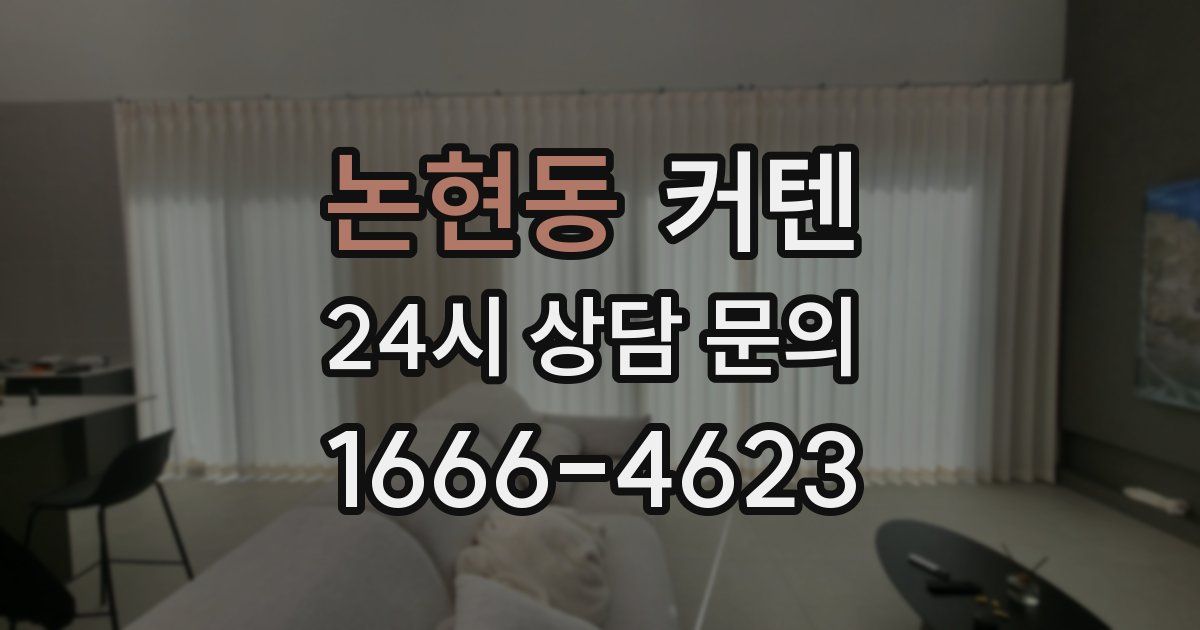 논현동 커텐