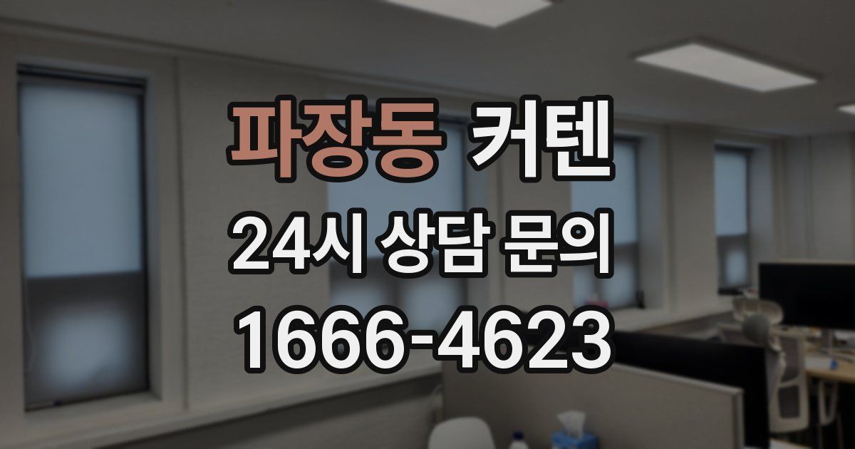 파장동 커텐