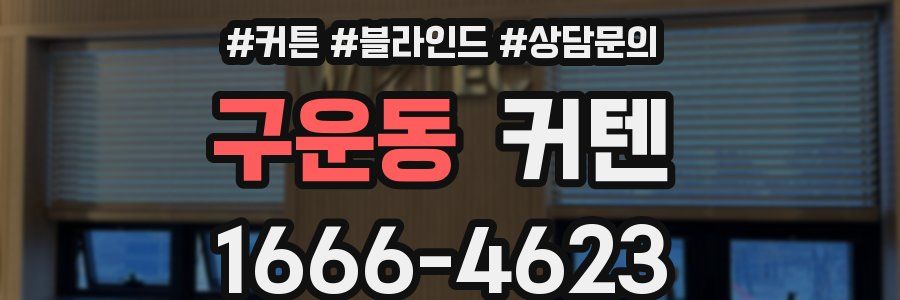 구운동 커텐