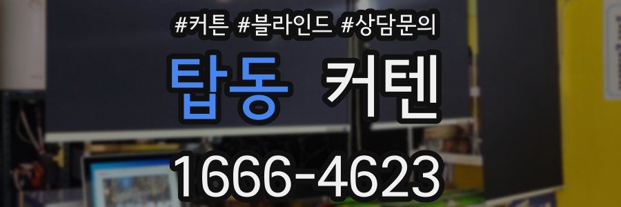 탑동 커텐