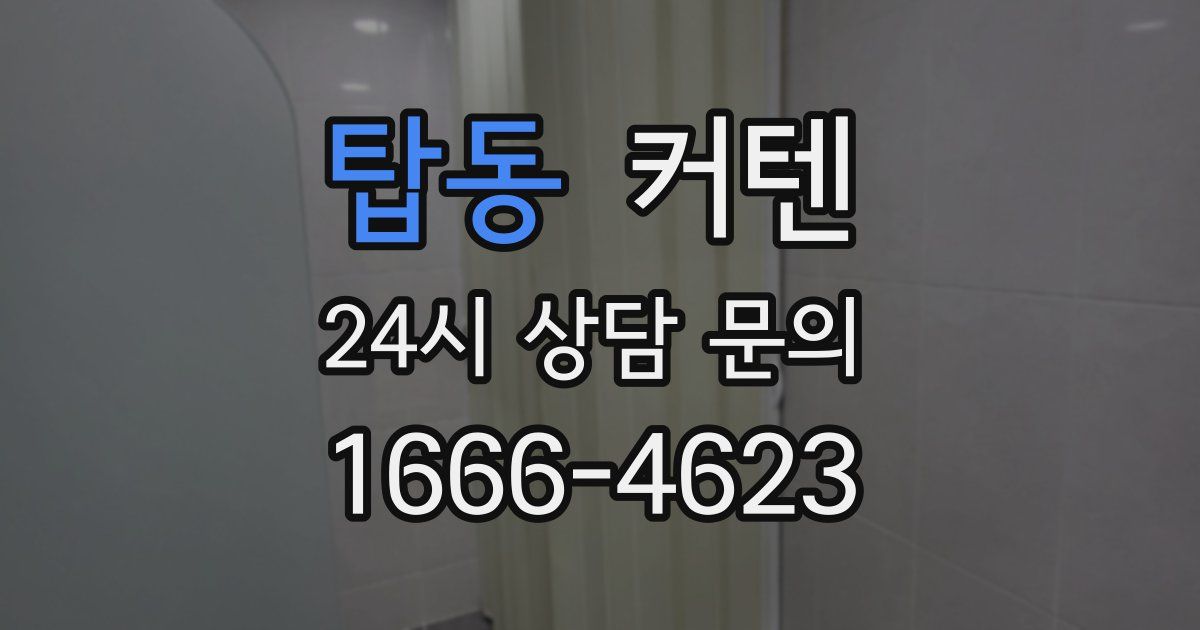 탑동 커텐