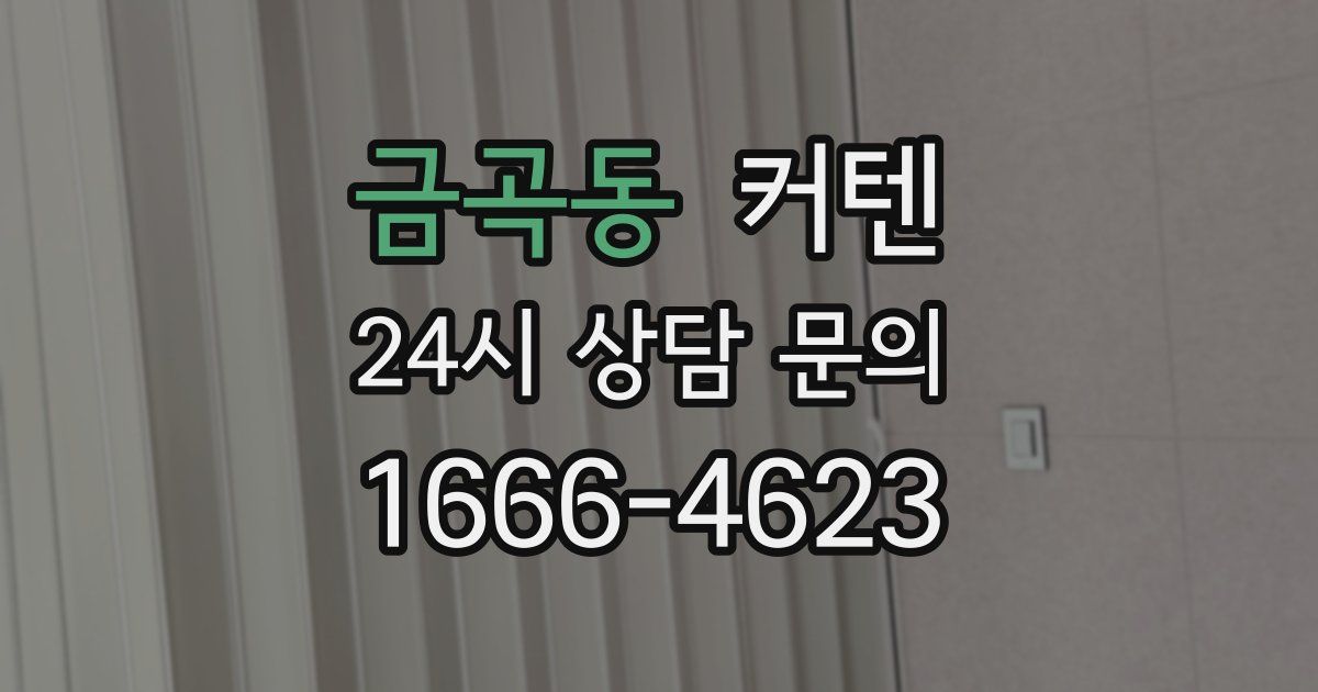 금곡동 커텐