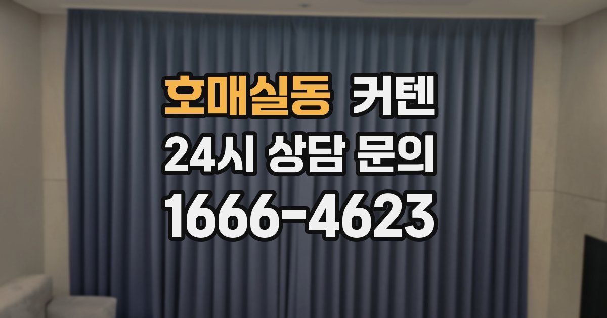 호매실동 커텐
