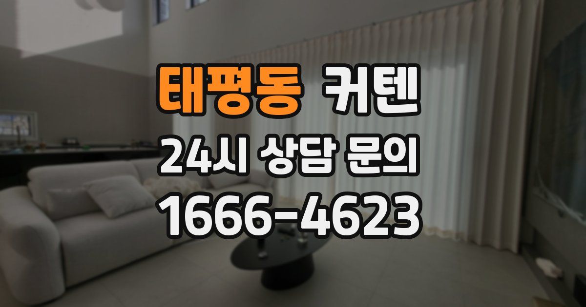 태평동 커텐