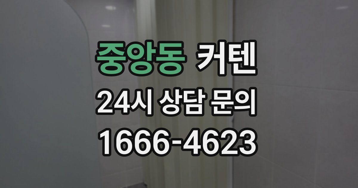 중앙동 커텐