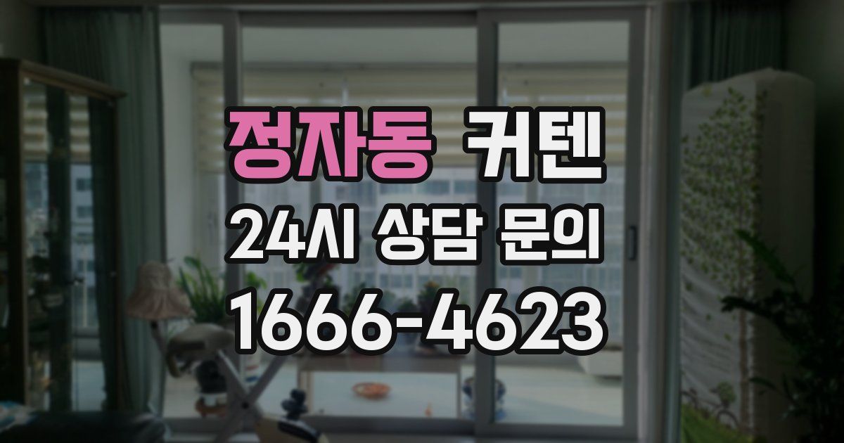 정자동 커텐