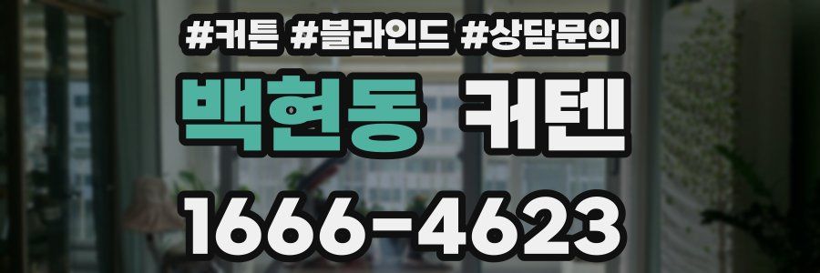 백현동 커텐