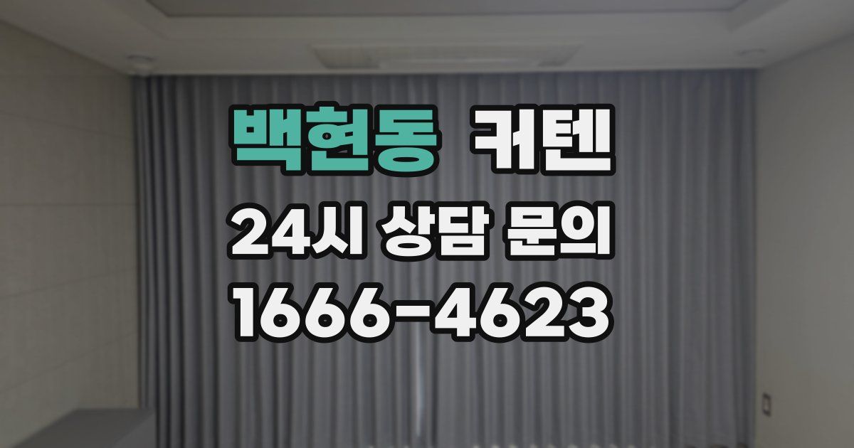 백현동 커텐