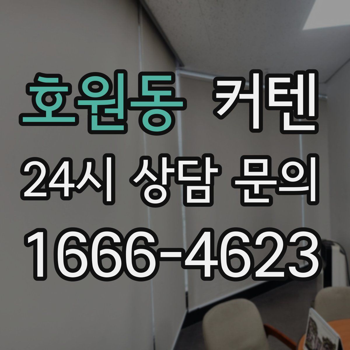 호원동 커텐