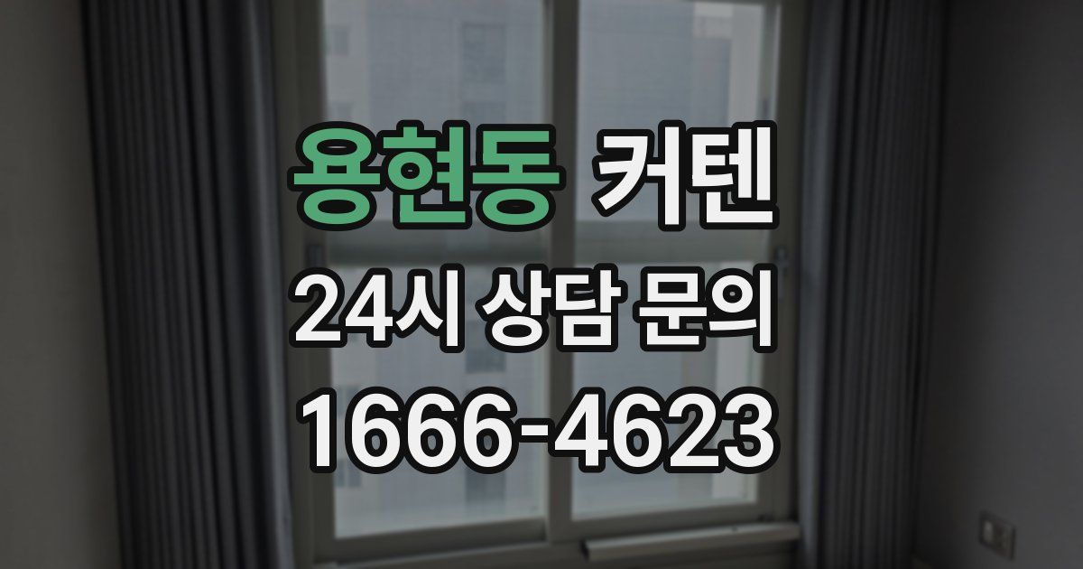 용현동 커텐