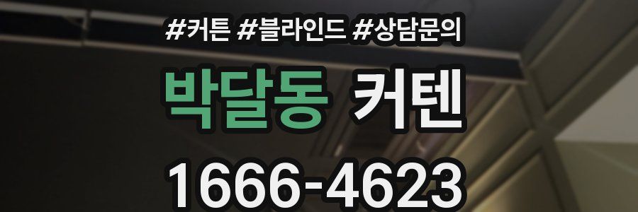 박달동 커텐