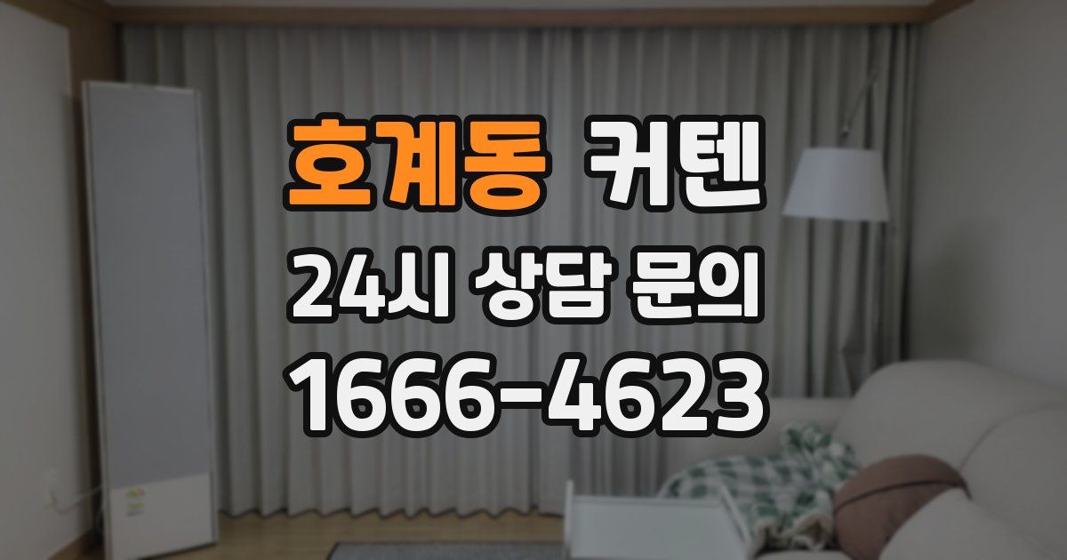 호계동 커텐