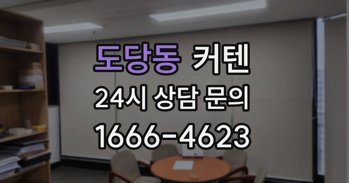 도당동 커텐