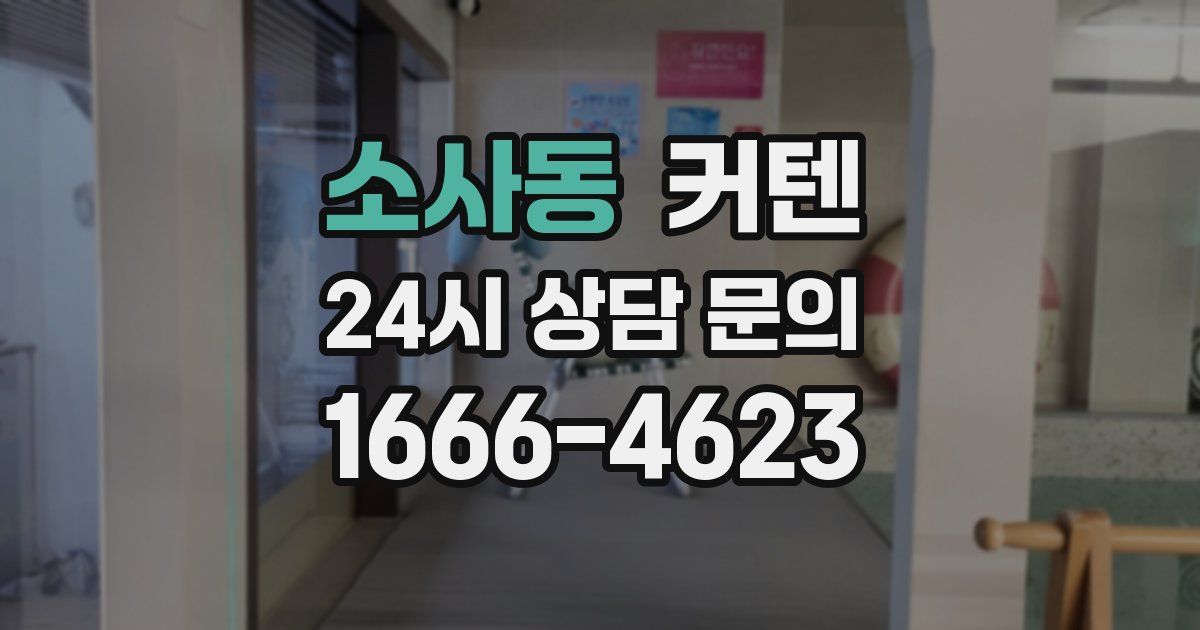 소사동 커텐