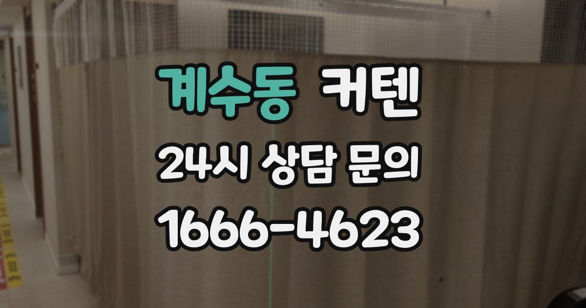 계수동 커텐