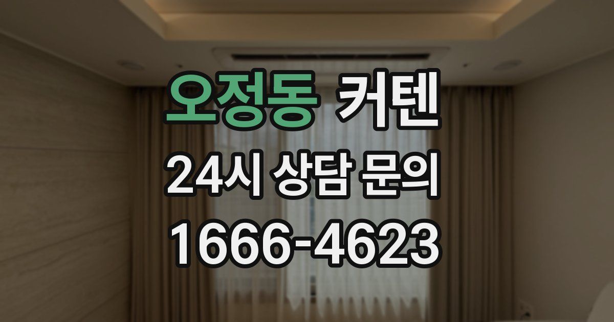 오정동 커텐