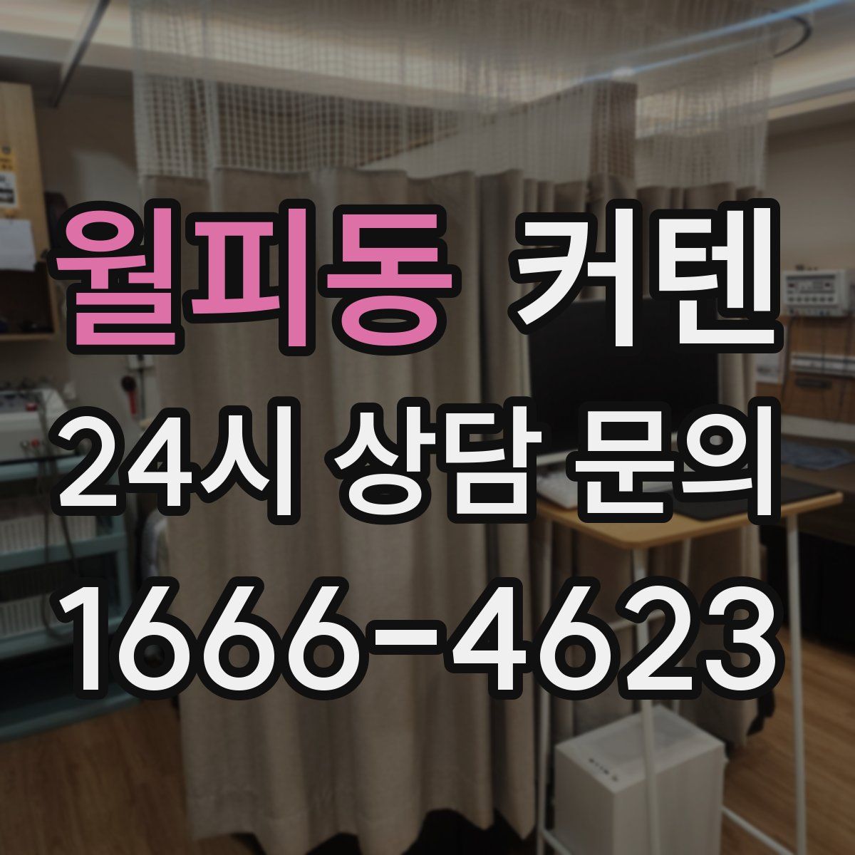 월피동 커텐