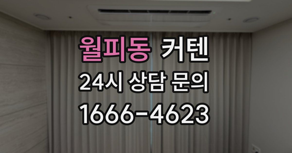 월피동 커텐