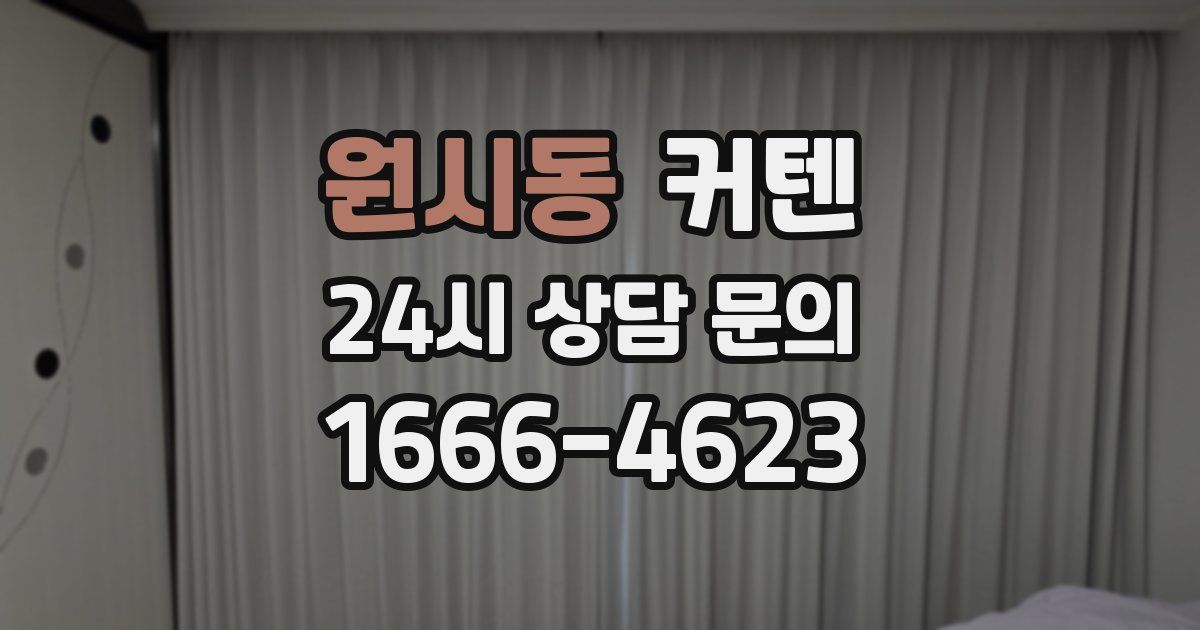 원시동 커텐