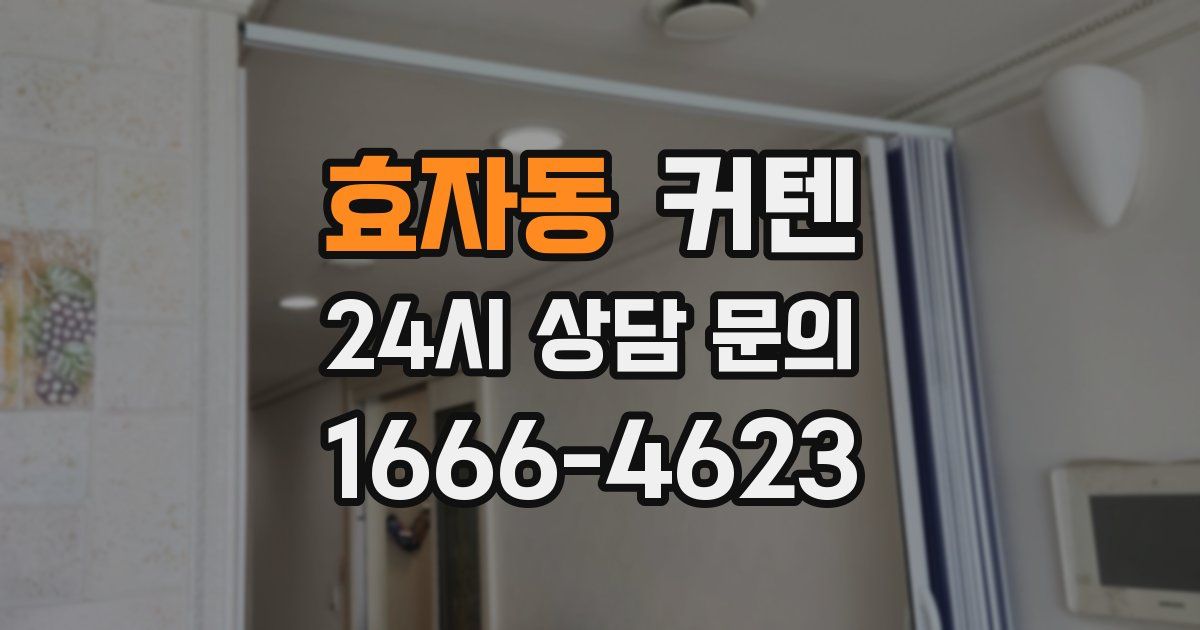 효자동 커텐