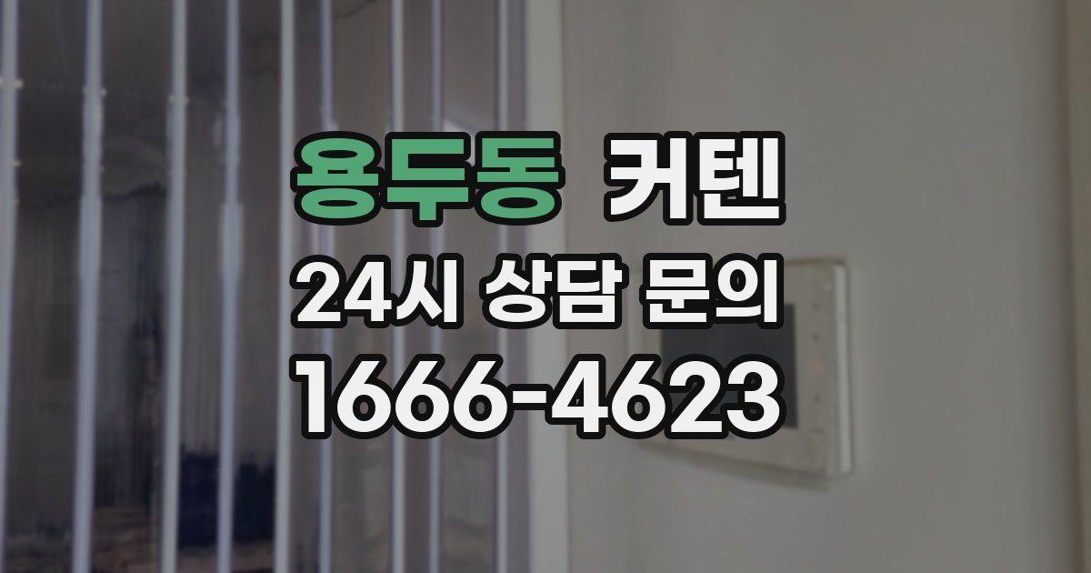 용두동 커텐