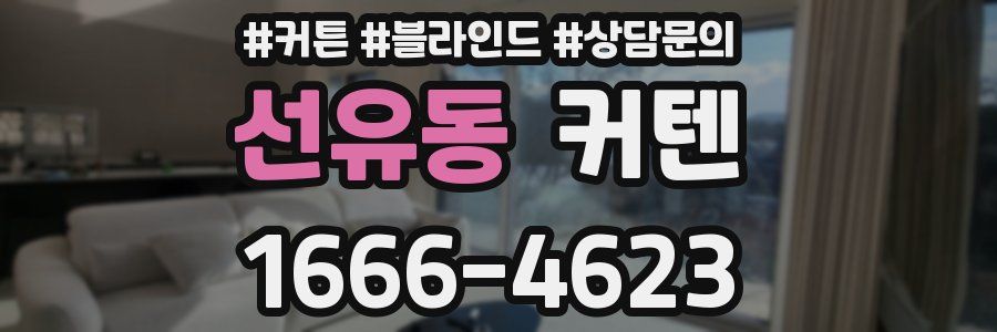 선유동 커텐
