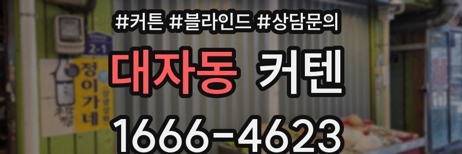 대자동 커텐