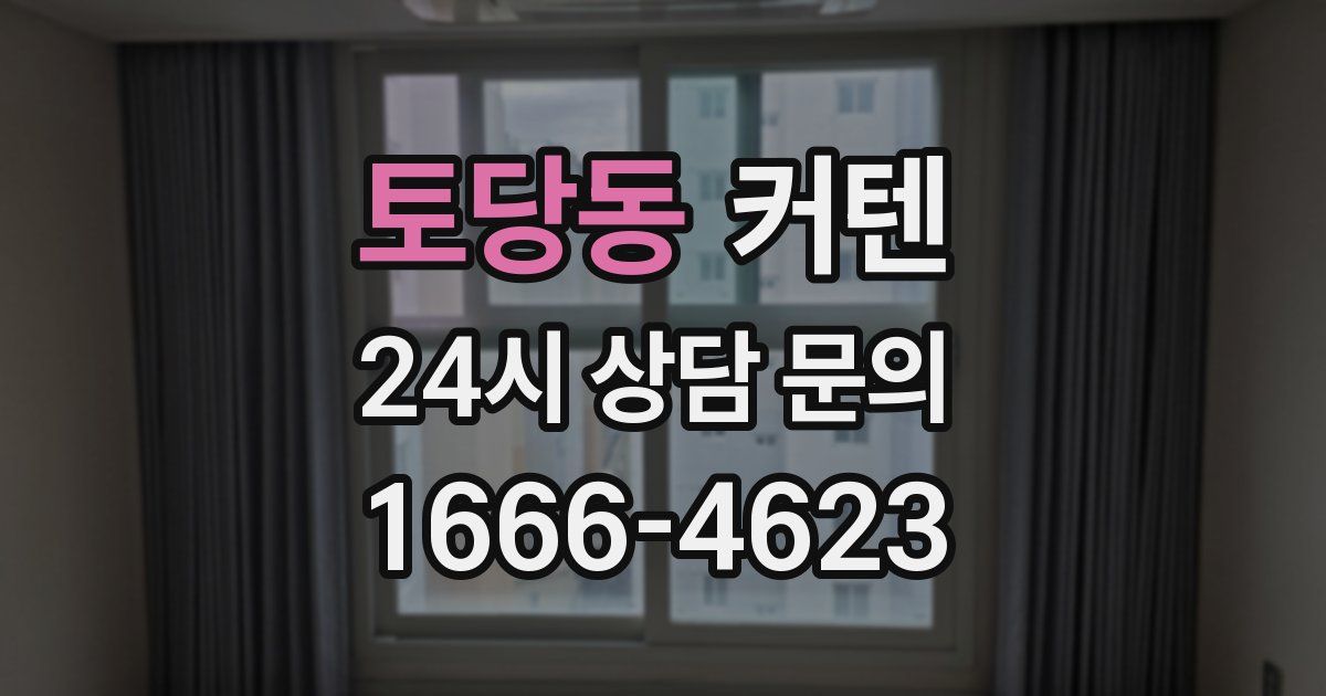 토당동 커텐