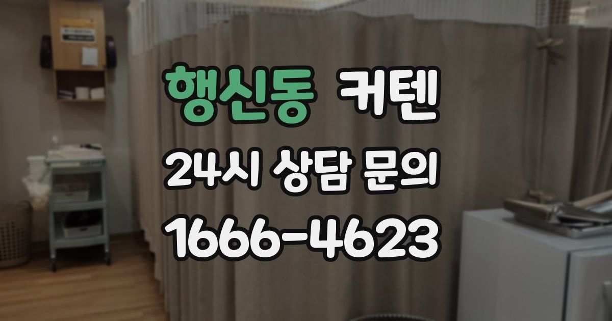 행신동 커텐