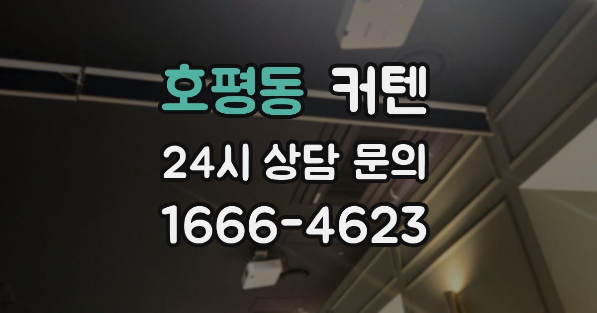 호평동 커텐