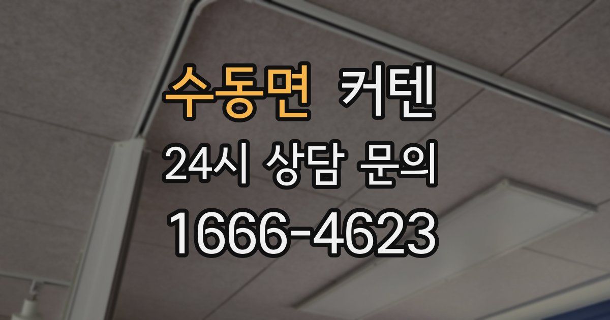 수동면 커텐