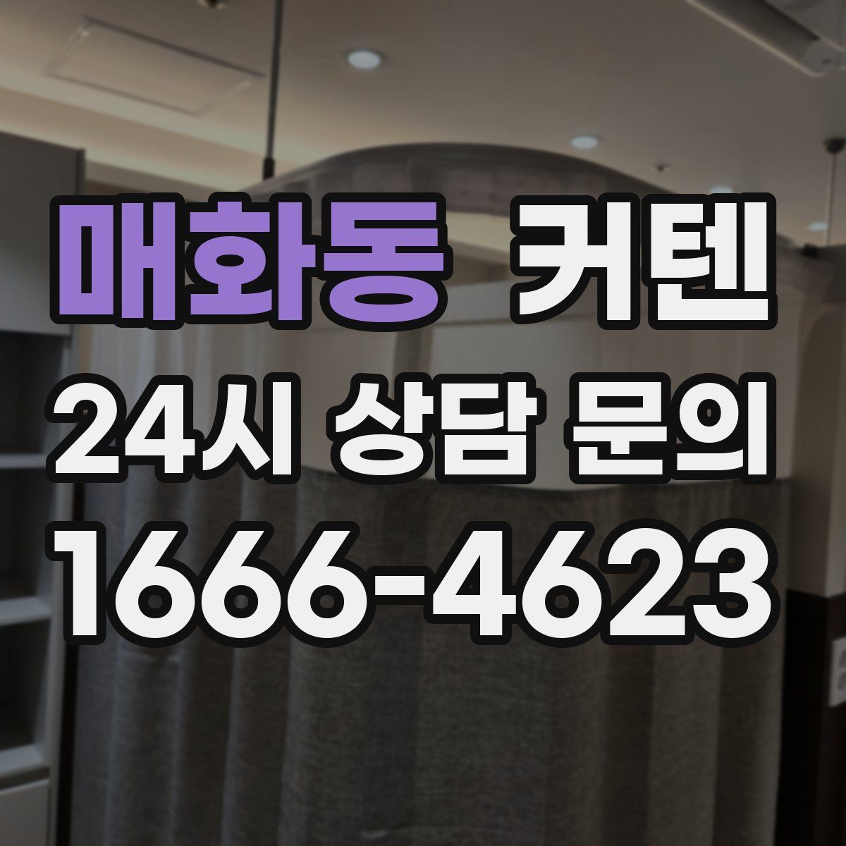 매화동 커텐