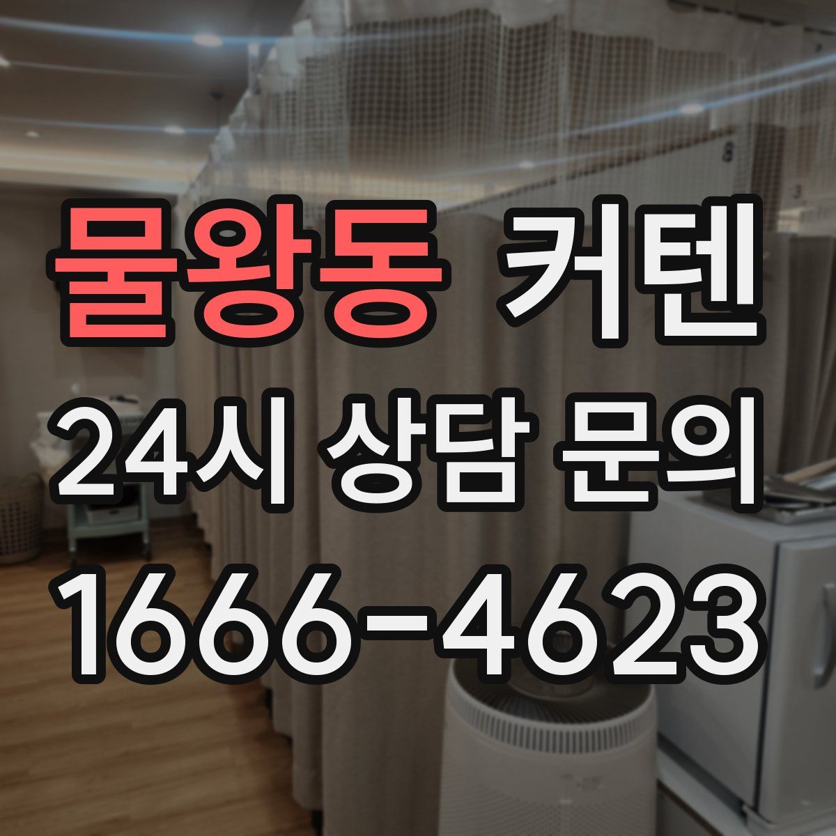 물왕동 커텐