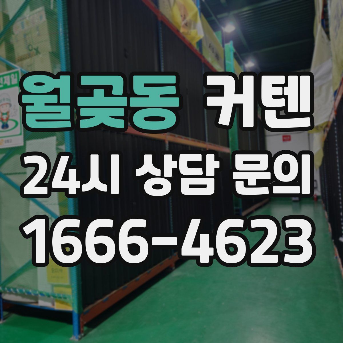 월곶동 커텐