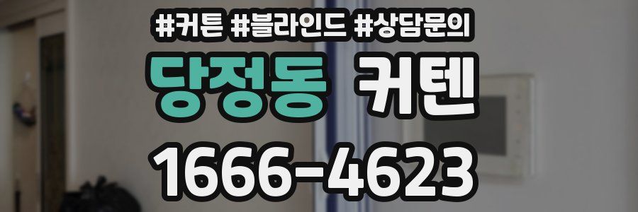 당정동 커텐