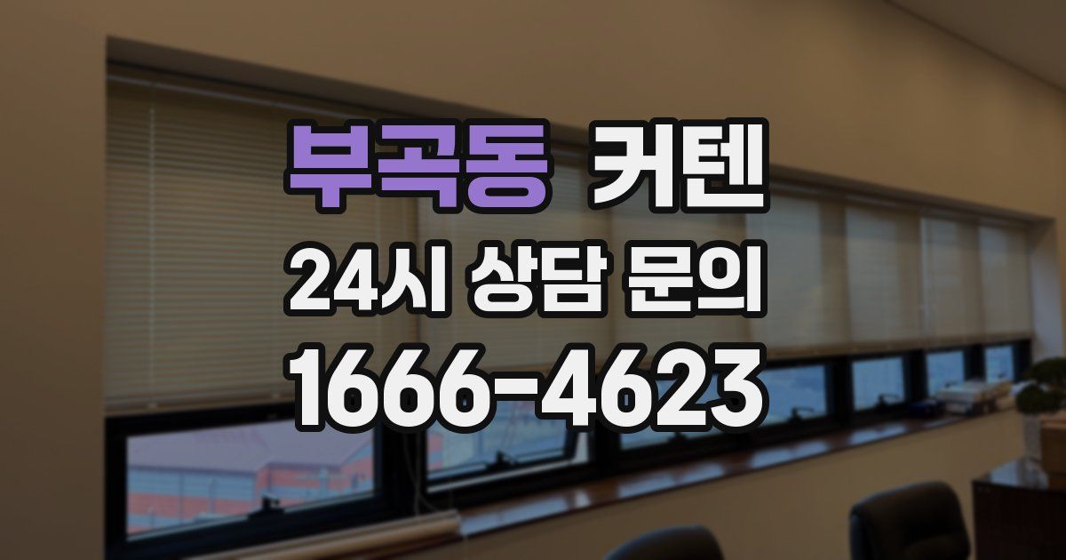 부곡동 커텐