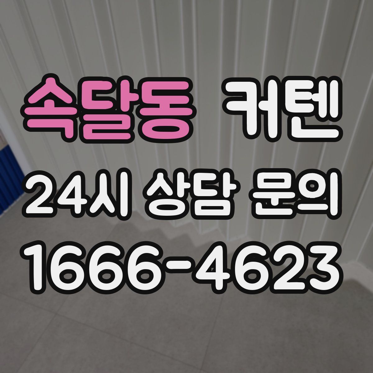 속달동 커텐