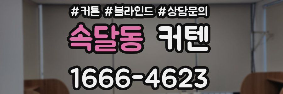 속달동 커텐