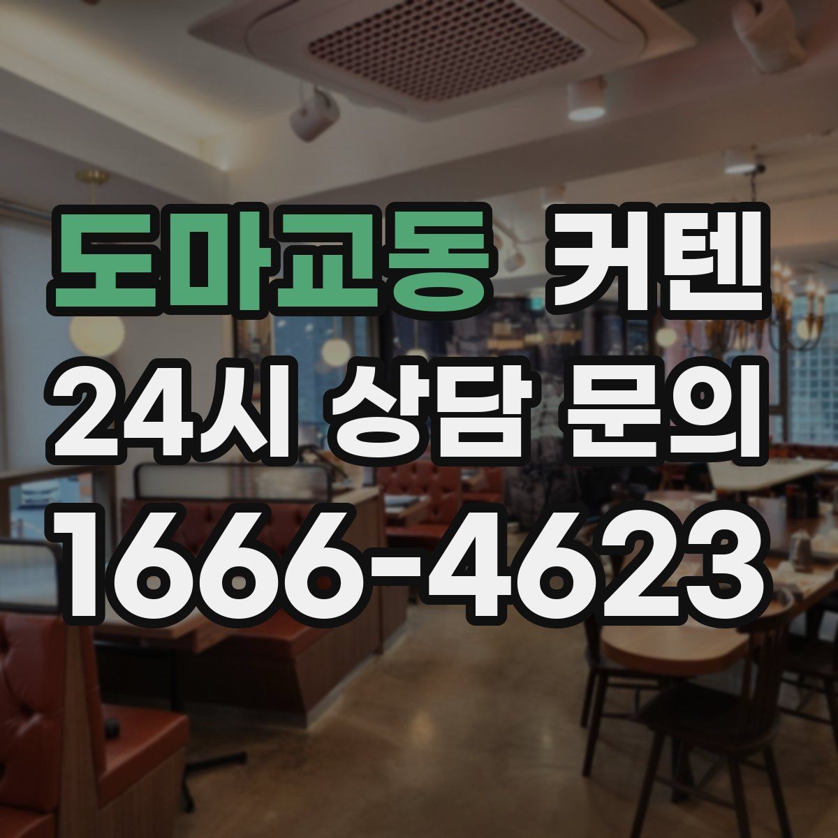 도마교동 커텐